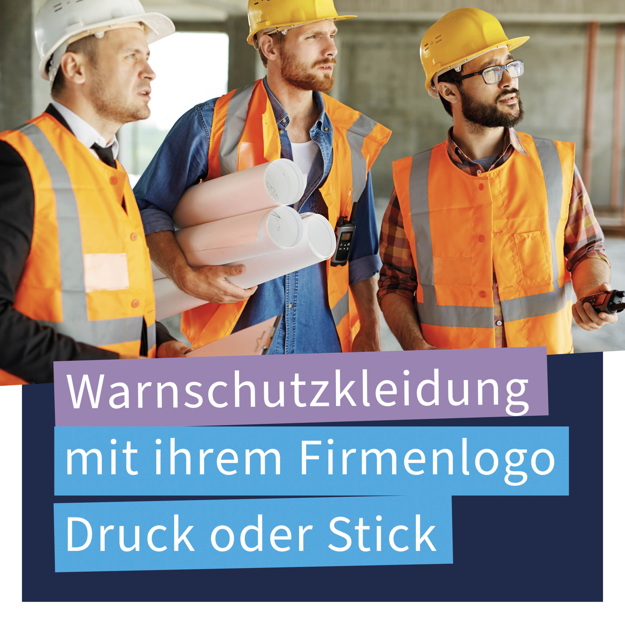 Warnschutzkleidung in Wittlich bei Trier mit ihrem Firmenlogo, Druck oder Stick