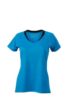 James & Nicholson Damen T-Shirt Mit V-Ausschnitt – Lässiges Shirt Mit Spray-Print Design